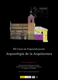 III Curso de Especialización Arqueología de la arquitectura