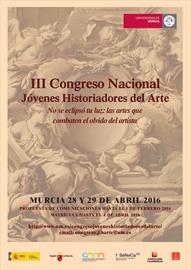 III Congreso Nacional de Jóvenes Historiadores del Arte. Admisión de comunicaciones