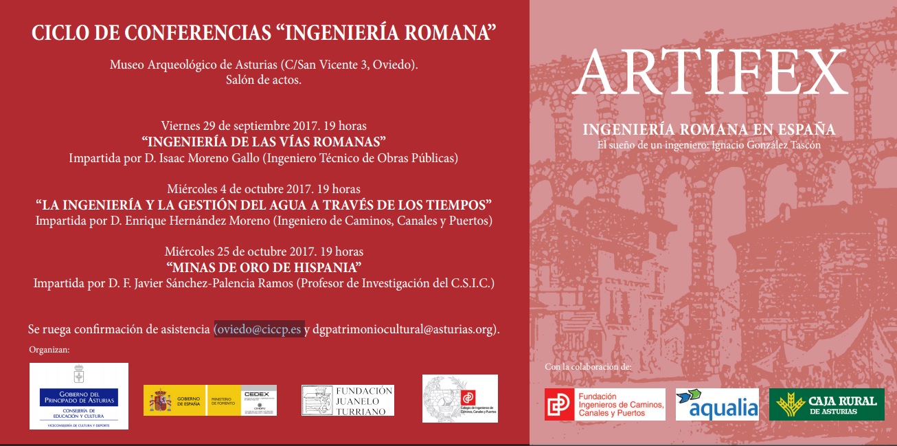 Ciclo de conferencias Ingeniería romana. Septiembre-octubre