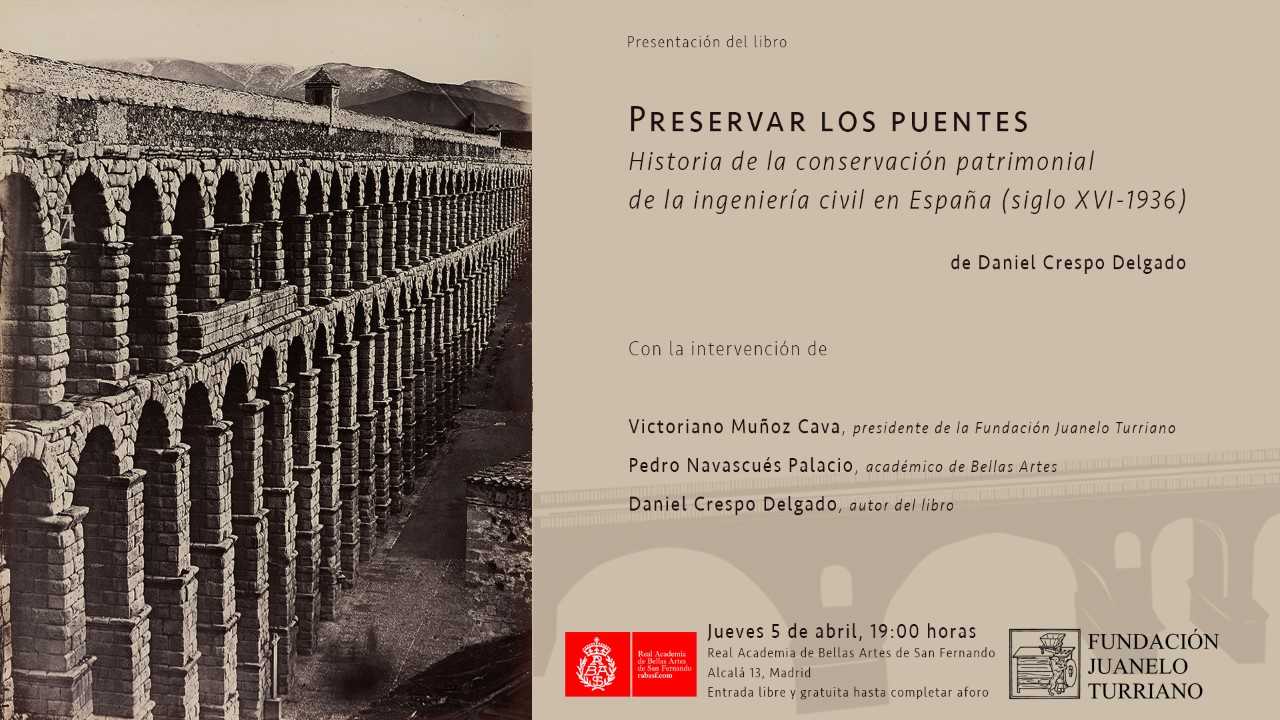 Preservar los puentes [Conserving bridges]. Book presentation