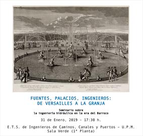 Fountains, palaces, engineers: from Versailles to La Granja