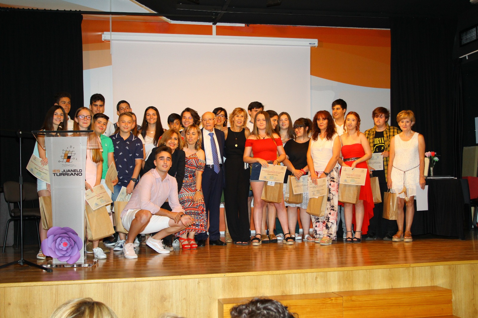 Juanelo Turriano Secondary School. Awards ceremony