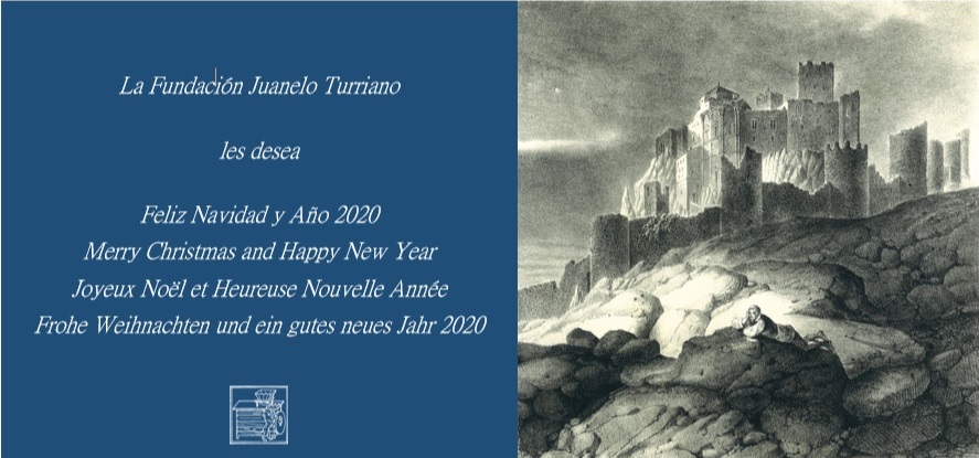 Fundación Juanelo Turriano wishes you a joyful Christmas and a happy 2020