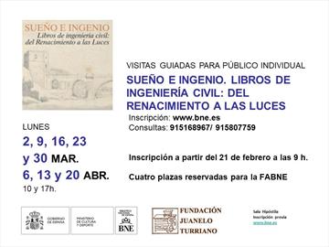 Sueño e Ingenio. Guided tours at the National Library