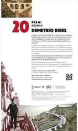 Premio Demetrio Ribes. Abierta convocatoria