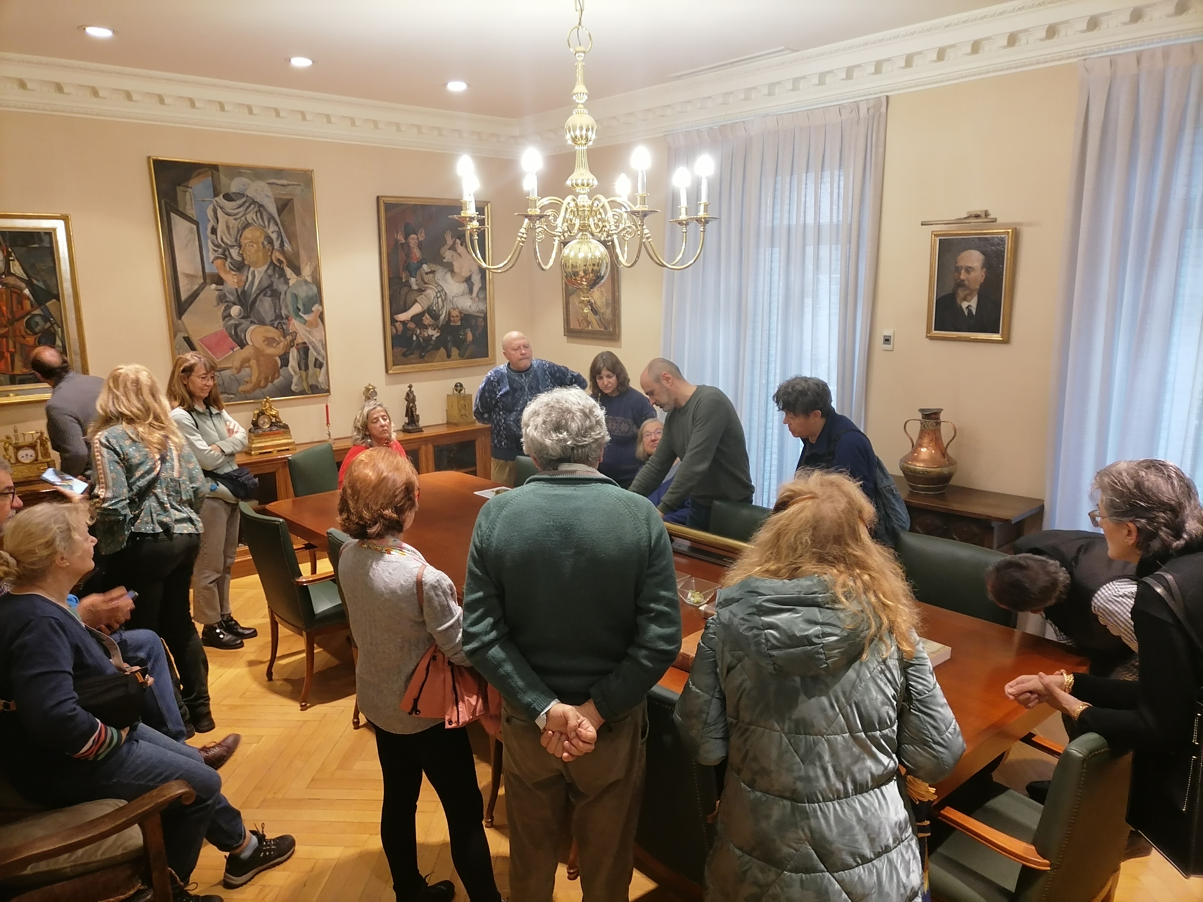 Visita a la Fundación