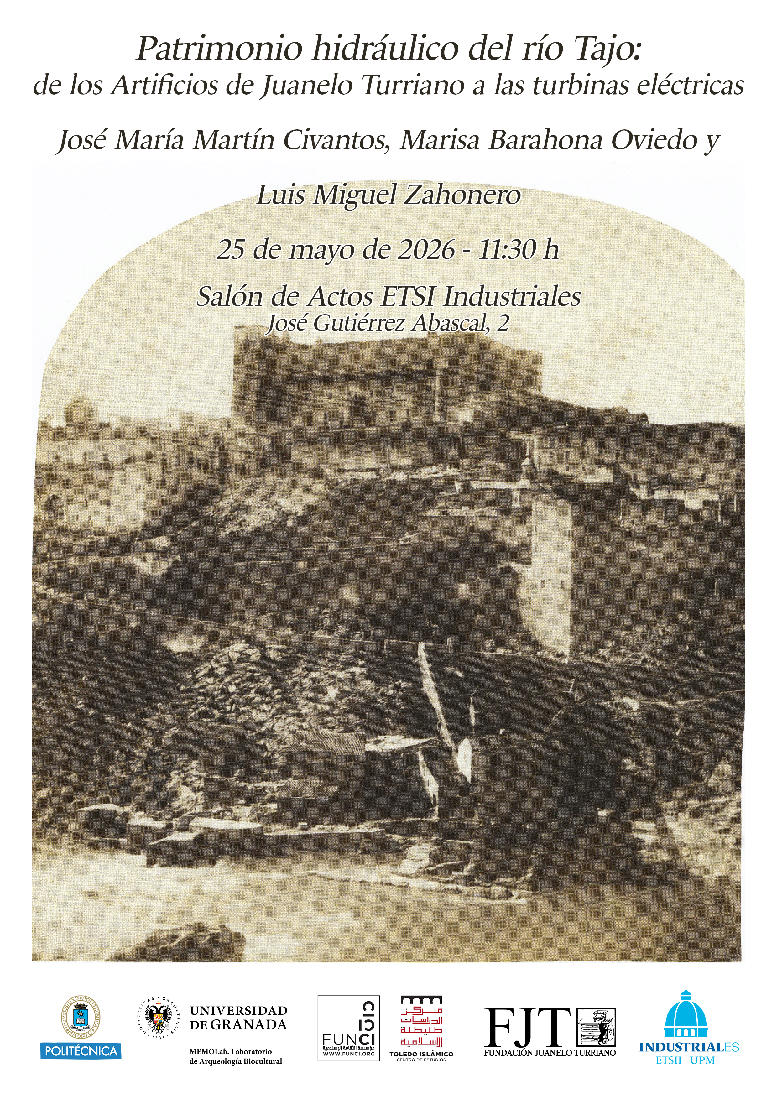 The Tagus River’s hydraulic engineering heritage. From Juanelo Turriano’s artifacts to electric turbines